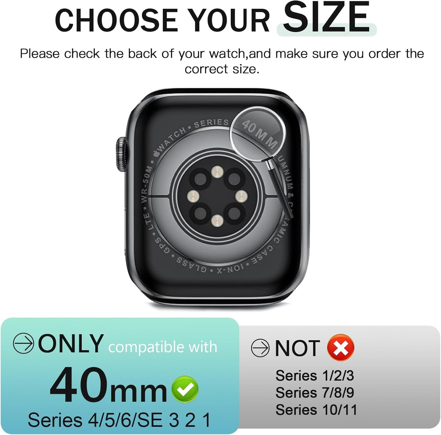 AIG Bumper Hard Case with Tempered Glass for Apple Watch Compatible with Series 6/5/4, 40mm Ultra-Thin Protective Cover with iWatch Screen Protector - Clear/Transparent (02 PACK)