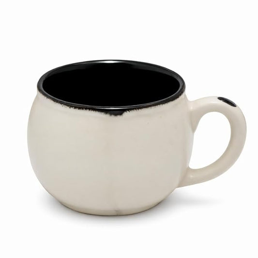 Ceramic Tea Mug & Bowl Gift Set (6 Tea Mugs + 2 Ceramic Bowls) Premium Quality Tea Cup Set for Home Kitchen Office Stylish Tea Coffee Serving Set with Gift Box