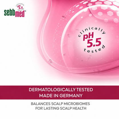 Sebbmed Anti-Hairloss Shampoo – Advanced Hair Care with pH 5.5 Formula for Reduced Hair Fall, Stronger Roots & Healthier Scalp