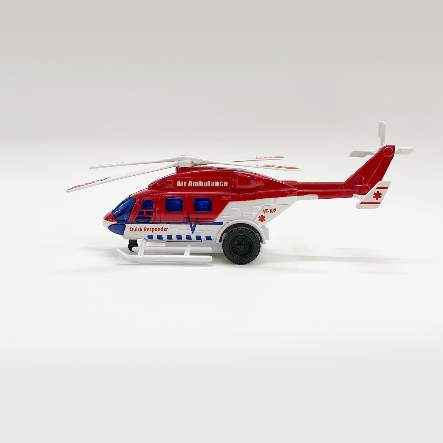 Dhruv Air Ambulance Helicopter (AIG‑169) – Pull‑Back Rescue Toy Helicopter | Colour Will Be Provided as per Available Stock
