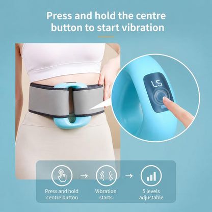 belly fat burner, Full-Body Fascial Ring, Deep Tissue High-Frequency Vibration, 8 Adjustable Massage Modes, Portable Electric Fascia Blaster for Muscle Knot Recovery & Relaxation -1 Pack