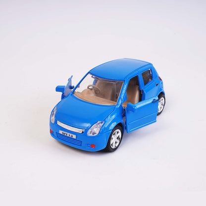 Swift Car (AIG-114) – Pull‑Back Toy Hatchback with Openable Doors | Colour Will Be Provided as per Available Stock