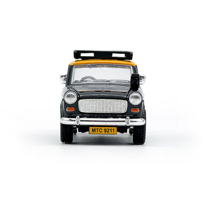 Queen 70's Taxi (AIG-201) – Pull‑Back Taxi Toy with Openable Doors