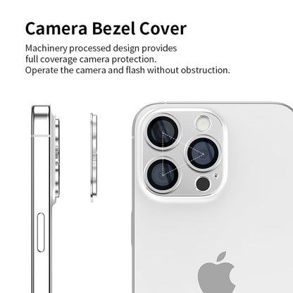 AIG 2 Pack Camera Lens Protector for iPhone 16 Pro/16 Pro Max – Sapphire Glass, Gray