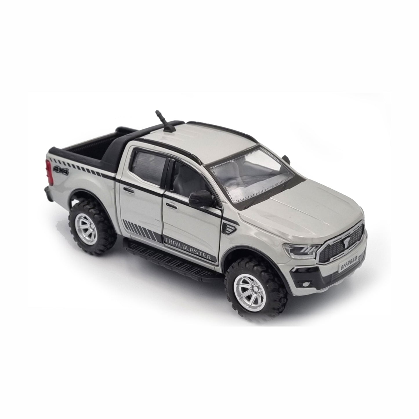 Trail Blaster (AIG-189) – Pull-Back Toy Pickup / 4×4 Truck | Doors & Tailgate Openable | Colour Will Be Provided as per Available Stock