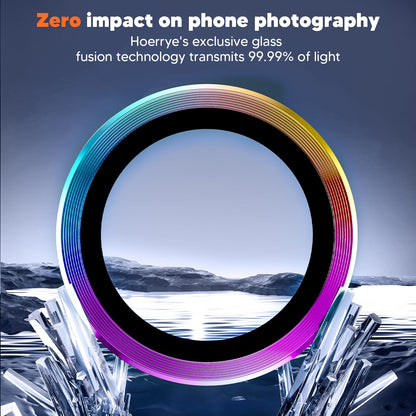 AIG Galaxy S24 Ultra Camera Lens Protector – 9H Tempered Glass, Case-Friendly (Colorful)