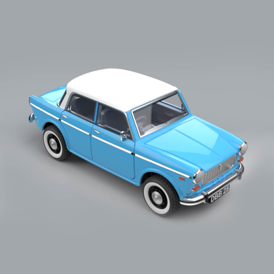 Queen 70’s Classic (AIG-200) – Pull‑Back Toy Car with Openable Doors | Colour Will Be Provided as per Available Stock