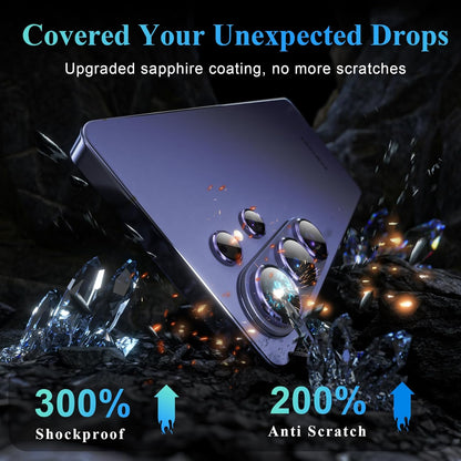 AIG Camera Lens Protector for Samsung Galaxy S26 Ultra – 9H Tempered Glass + Aluminium Alloy Lens Ring, Ultra HD Scratch Protection, Purple