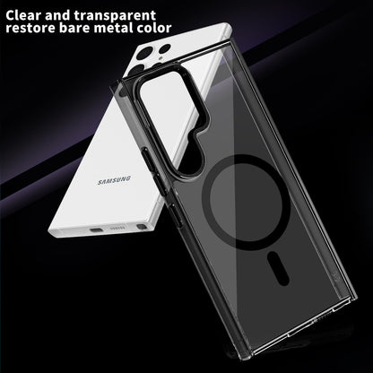 AIG Magnetic Case for Samsung S25 Ultra – Clear Back (Black Side)