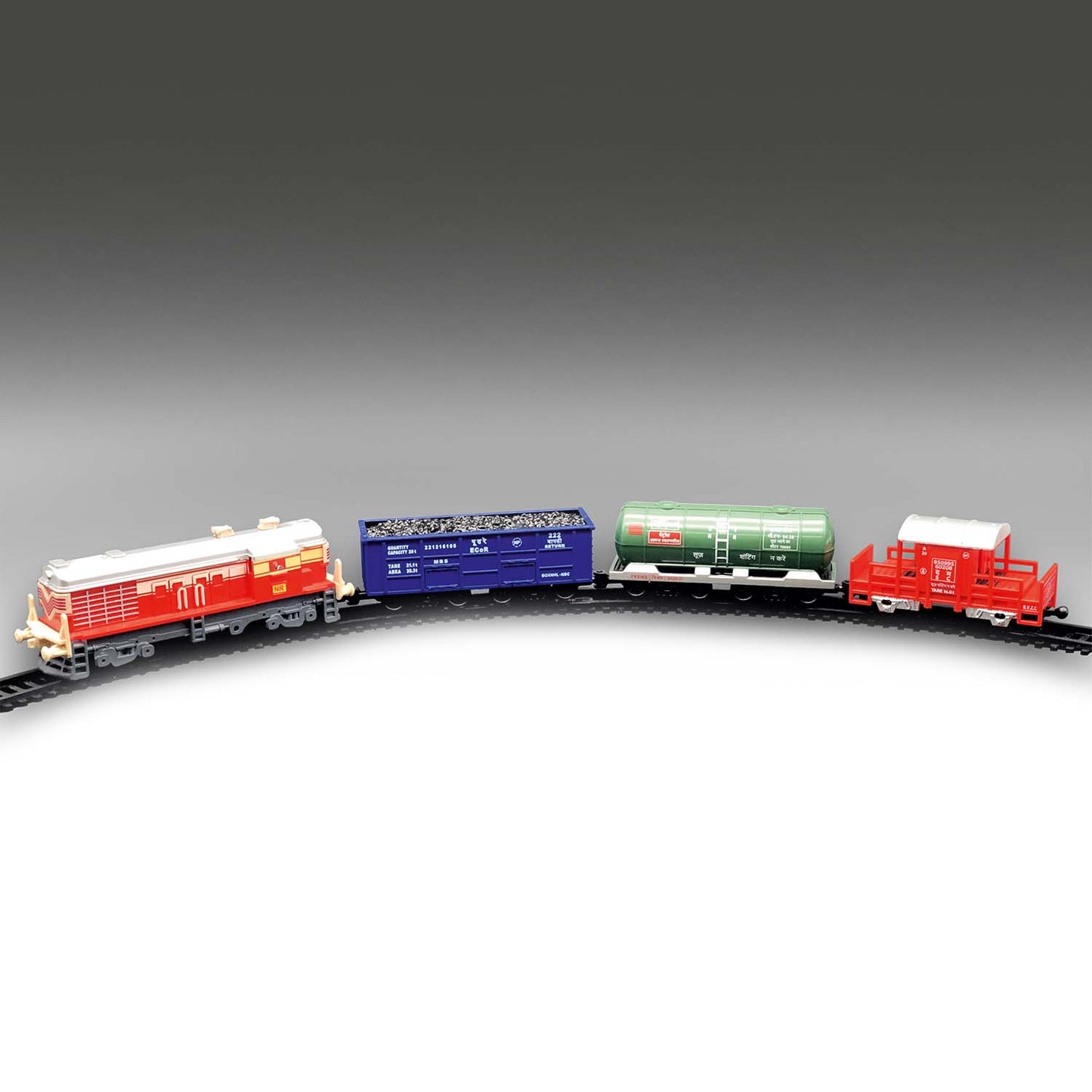Mini Cargo Train (AIG-191) – Battery‑Operated Toy Cargo Train | Colour Will Be Provided as per Available Stock