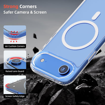 AIG Clear Hybrid Case for iPhone 17 Air – MagSafe, Shockproof, Transparent Cover