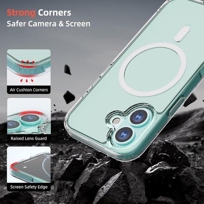 AIG Clear Hybrid Case for iPhone 17 – MagSafe, Shockproof, Transparent Cover