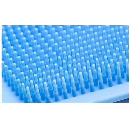 Premium Silicone Pet Bath Brush with Shampoo Dispenser | Soft Dog & Cat Grooming Massage Brush | Pet Cleaning, Deshedding & Bath Scrubber for Puppies, Kittens & Small Pets.