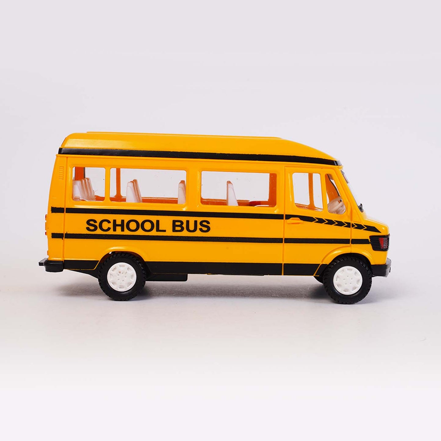 TMP School Bus (AIG-157) – Pull‑Back Toy School Bus