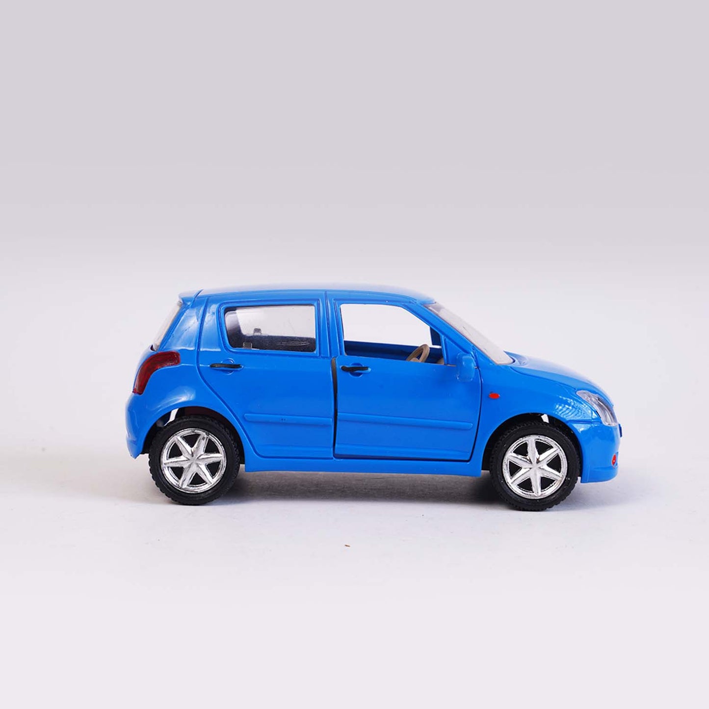 Swift Car (AIG-114) – Pull‑Back Toy Hatchback with Openable Doors | Colour Will Be Provided as per Available Stock
