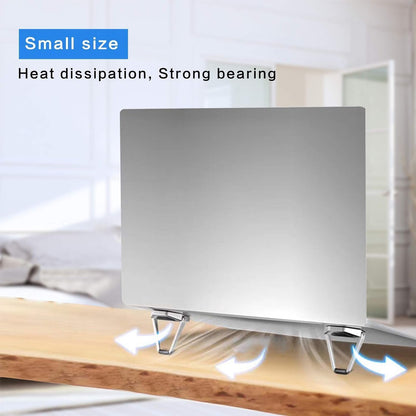 AIG Mini Portable Laptop Stand Zinc Alloy Adjustable Non-Slip Laptop & Tablet Riser for 12-20 Inch Devices