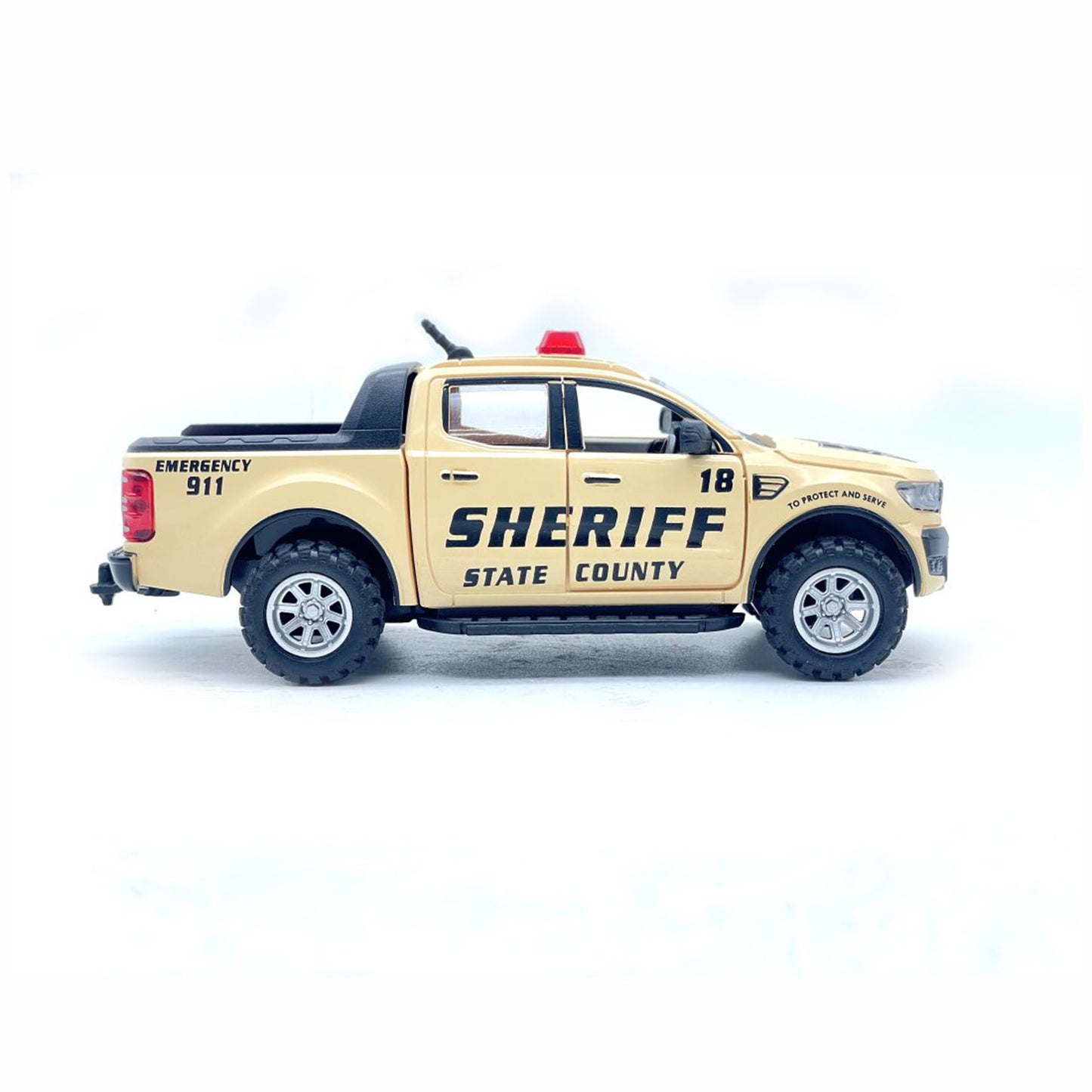 Sheriff Emergency Squad (AIG-195) – Pull‑Back Toy Squad Vehicle