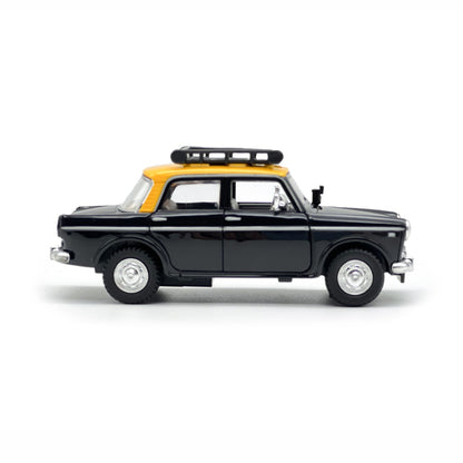 Queen 70's Taxi (AIG-201) – Pull‑Back Taxi Toy with Openable Doors