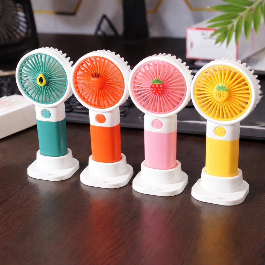 Portable Mini Fan USB Rechargeable (Model 03) | 3 Speed Silent Hand Fan - (01 Pack)
