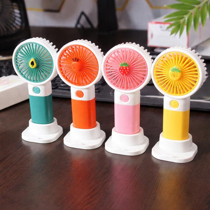 Portable Mini Fan USB Rechargeable (Model 03) | 3 Speed Silent Hand Fan - (01 Pack)