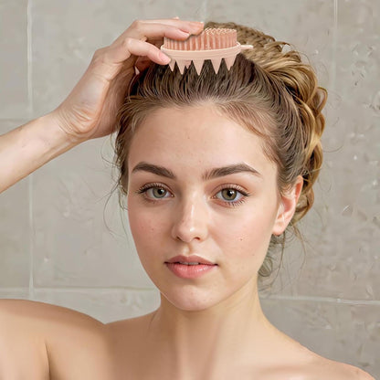 Silicone Bath Brush – Soft Exfoliating Body Scrubber