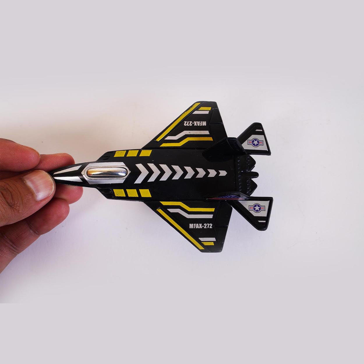 Raptor (AIG-185) – Pull‑Back / Press‑and‑Go Jet Toy | Colour Will Be Provided as per Available Stock