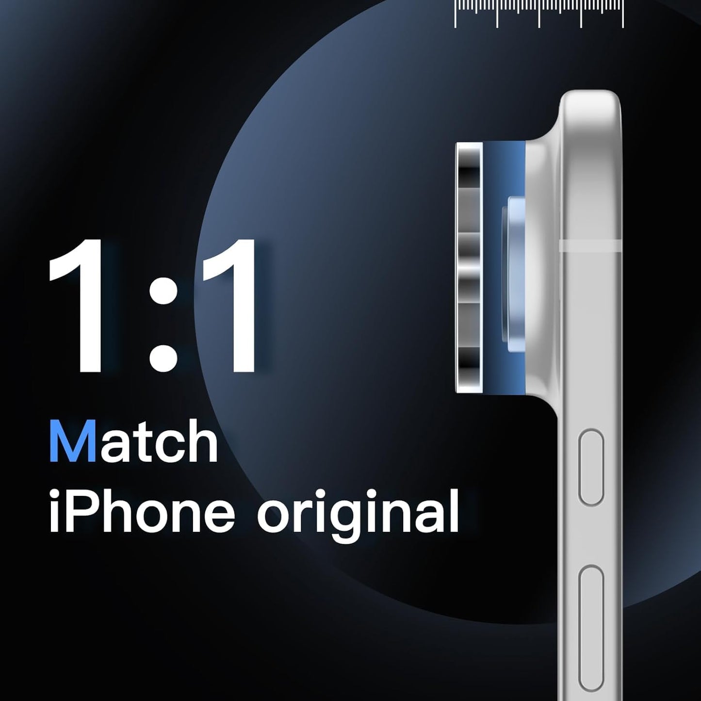 AIG Camera Lens Protector for iPhone 17 Air (6.5-Inch) – 9H Tempered Glass, HD Clear, 3 Pack