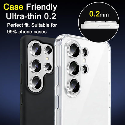 AIG 9H Camera Lens Protector for Samsung Galaxy S26 Ultra – AR/AF Coated, Scratch Resistant, UHD Clear, White Ring