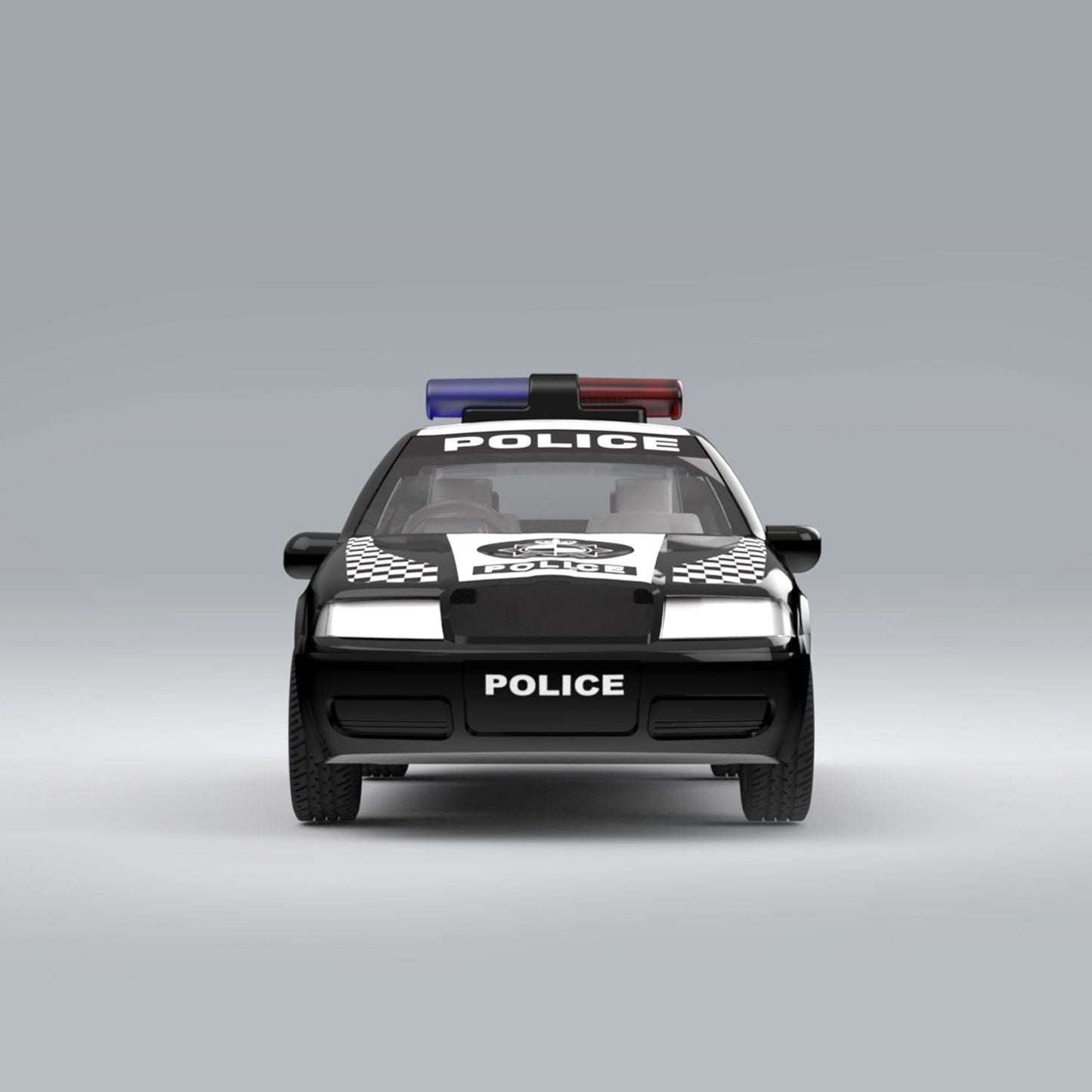 Skuba SWAT Interceptor (AIG-150) – Pull‑Back Police Toy Car with Openable Doors