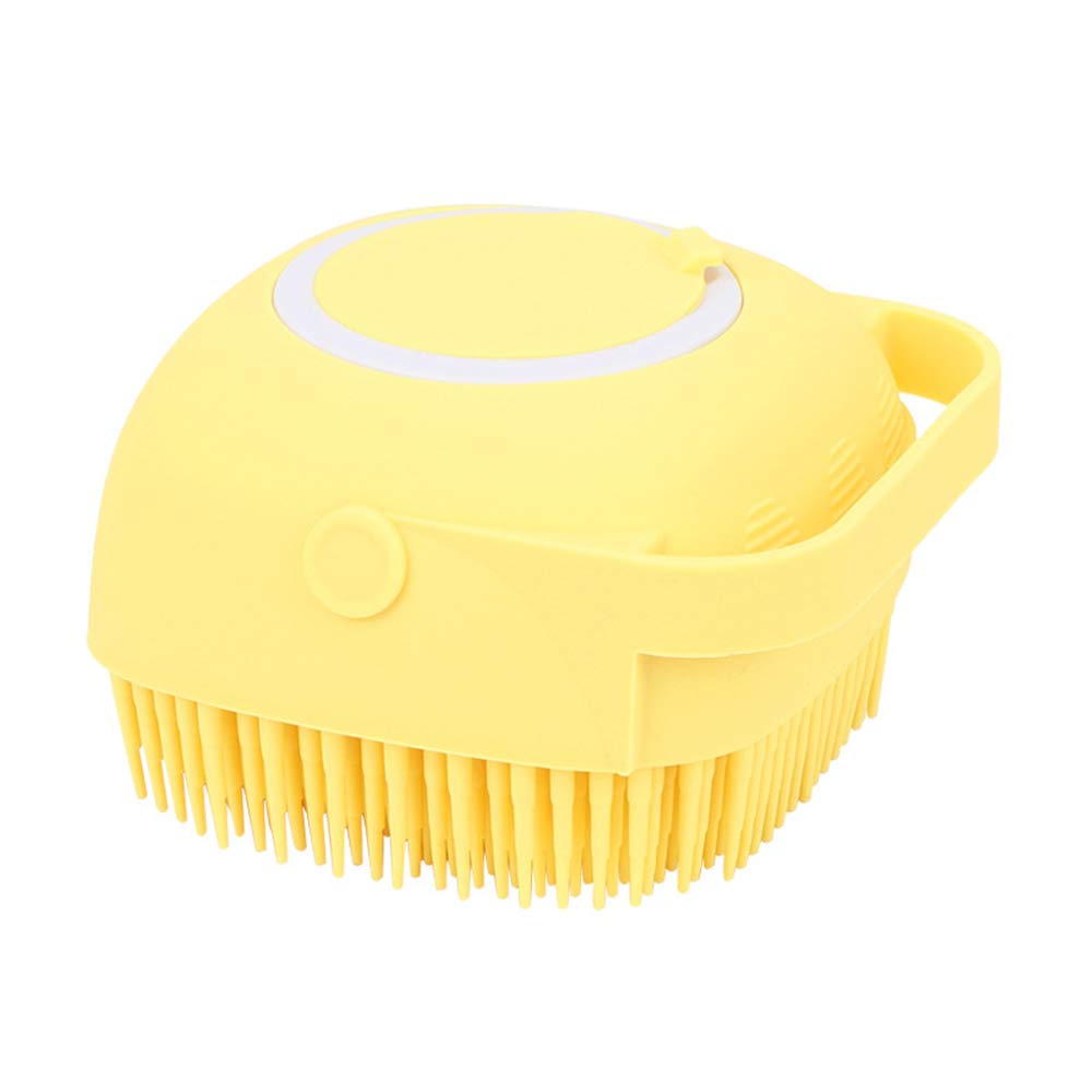 Silicone Body Brush Shower Scrubber with Shower Gel Dispenser Function,Soft Silicone Bath Massage Body Brush,Shower Loofah Brush