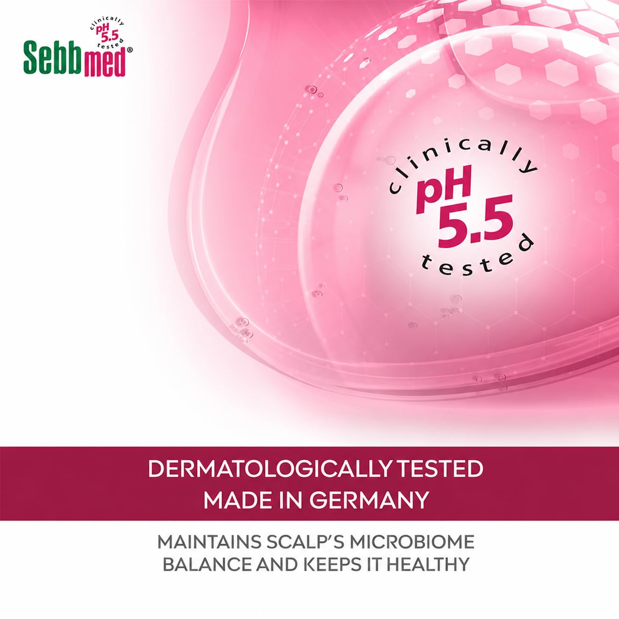 Sebb Med Hair Care Everyday Shampoo | pH 5.5 Clinically Tested | Soothing Shampoo for Sensitive Scalp | Hydrating & Mild Formula for Daily Use