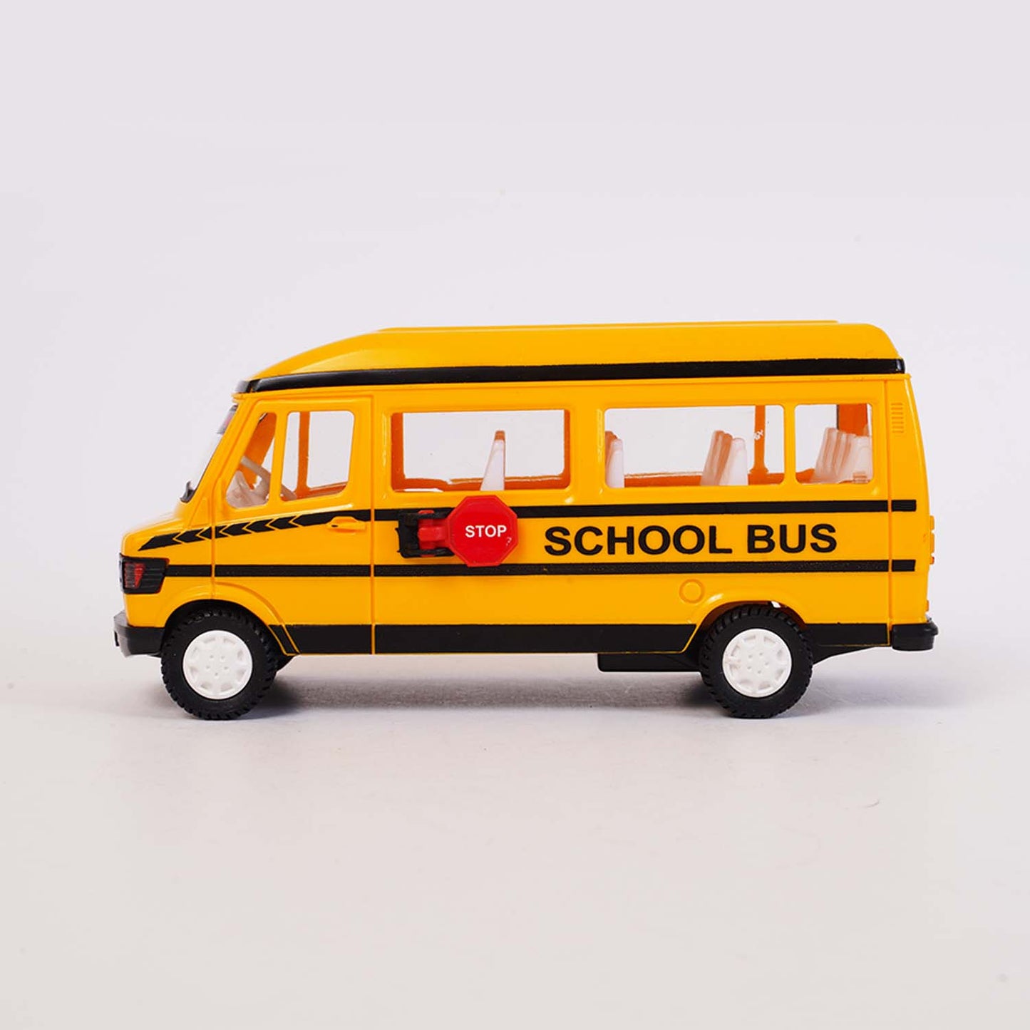 TMP School Bus (AIG-157) – Pull‑Back Toy School Bus