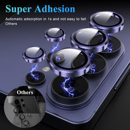 AIG Camera Lens Protector for Samsung Galaxy S26 Ultra – 9H Tempered Glass + Aluminium Alloy Lens Ring, Ultra HD Scratch Protection, Purple