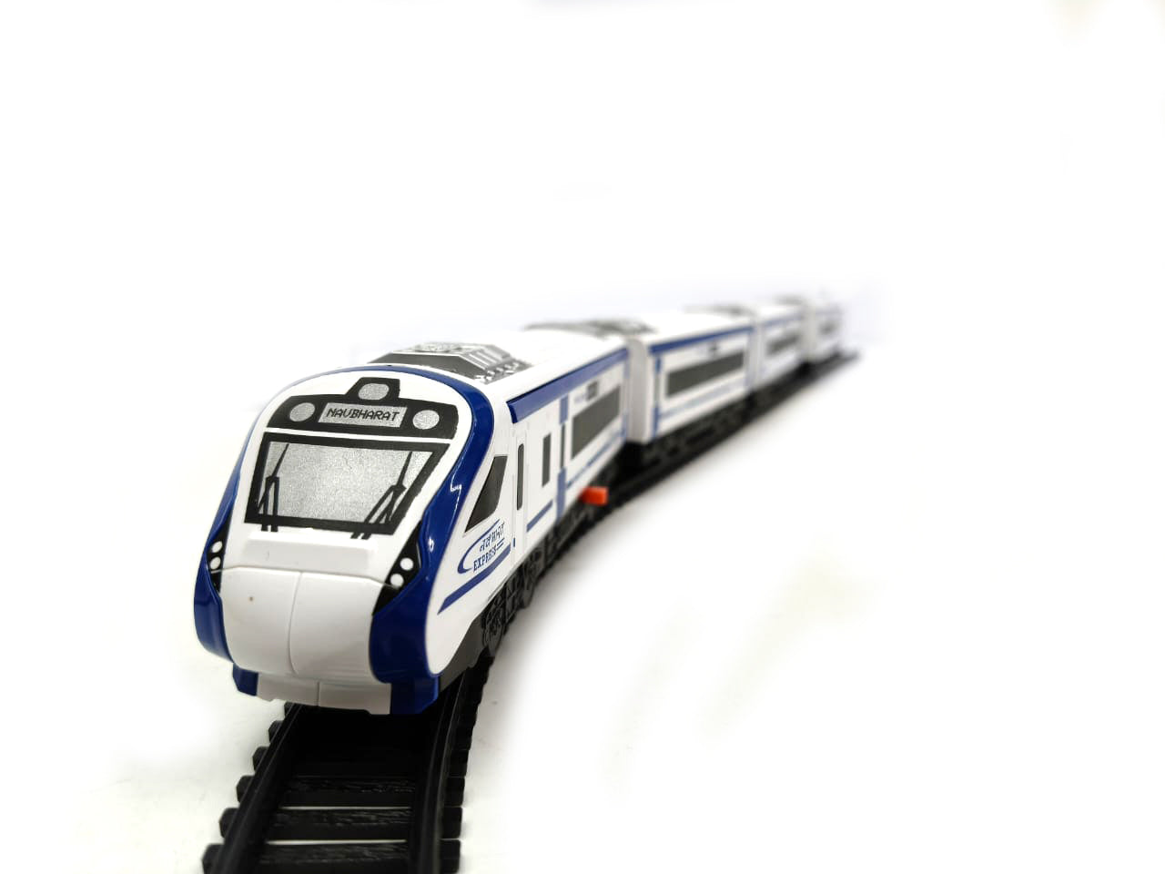 Nav Bharat Electric Blue Express (AIG-229) – Battery-Operated Toy Train