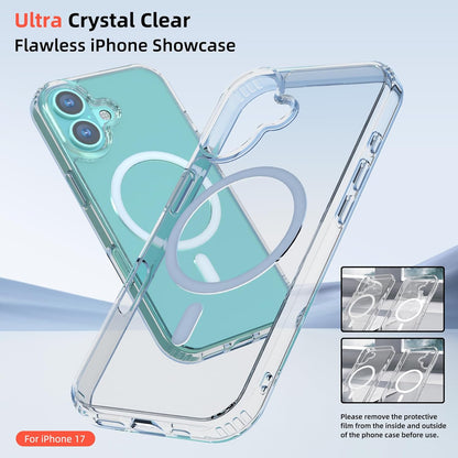 AIG Clear Hybrid Case for iPhone 17 – MagSafe, Shockproof, Transparent Cover