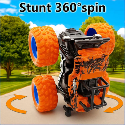 AIG 2Pcs 4WD Monster Truck Toy – Friction Powered Off-Road Stunt Cars for Kids