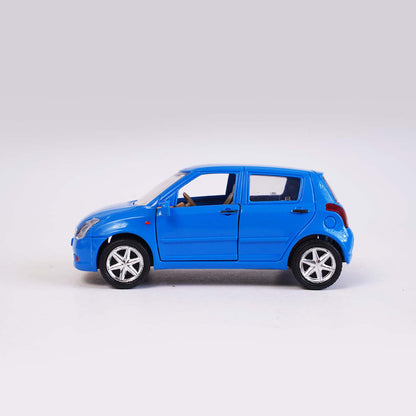 Swift Car (AIG-114) – Pull‑Back Toy Hatchback with Openable Doors | Colour Will Be Provided as per Available Stock