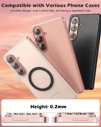 AIG 9H Camera Lens Protector for Samsung Galaxy S26 / S26 Plus – Pink Gold, AR/AF Coated, UHD Clear, Scratch Resistant
