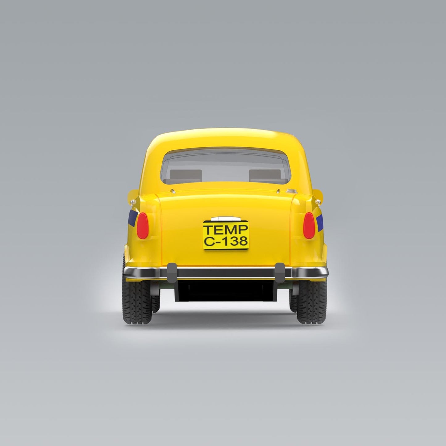Calcutta Taxi Door Openable (AIG-235) – Pull‑Back Mini Taxi Toy | Colour Will Be Provided as per Available Stock