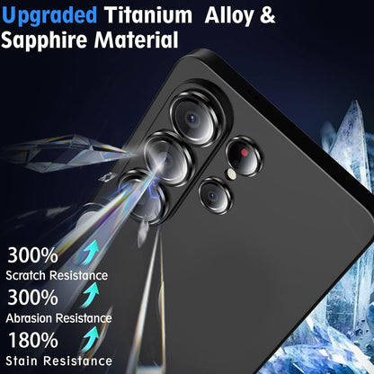 AIG 9H Camera Lens Protector for Samsung Galaxy S26 Ultra – AR/AF Coated, Scratch Resistant, UHD Clear, Black Ring