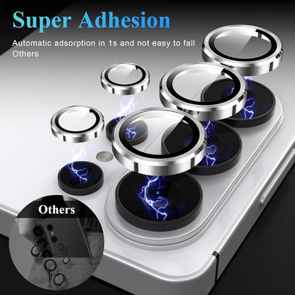 AIG Camera Lens Protector for Samsung Galaxy S26 Ultra – 9H Tempered Glass + Aluminium Alloy Lens Ring, Ultra HD Scratch Protection, Silver