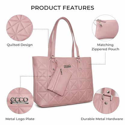 Women’s Classic Quilted Tote Handbag | Elegant Women’s Shoulder Bag