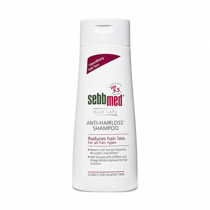 Sebbmed Anti-Hairloss Shampoo – Advanced Hair Care with pH 5.5 Formula for Reduced Hair Fall, Stronger Roots & Healthier Scalp