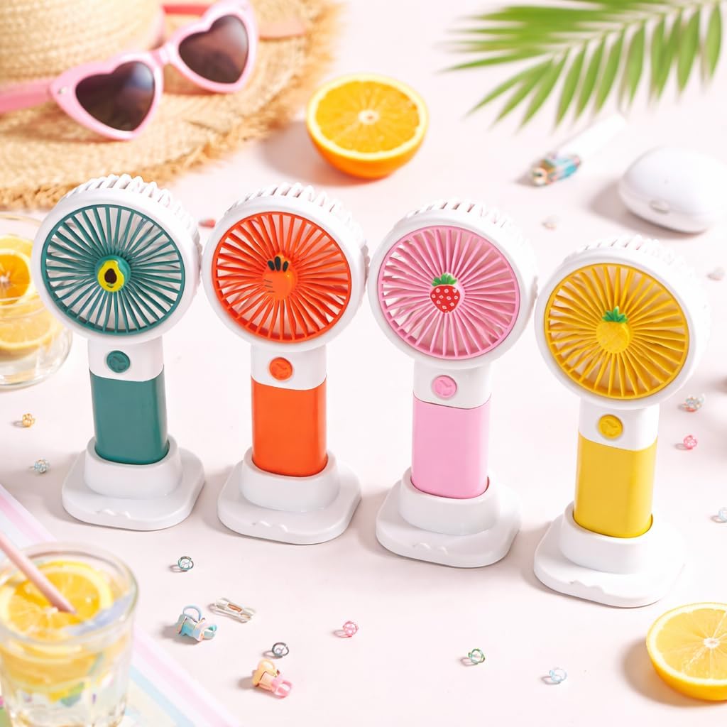 Portable Mini Fan USB Rechargeable (Model 03) | 3 Speed Silent Hand Fan - (01 Pack)
