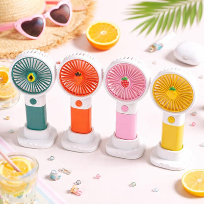 Portable Mini Fan USB Rechargeable (Model 03) | 3 Speed Silent Hand Fan - (01 Pack)