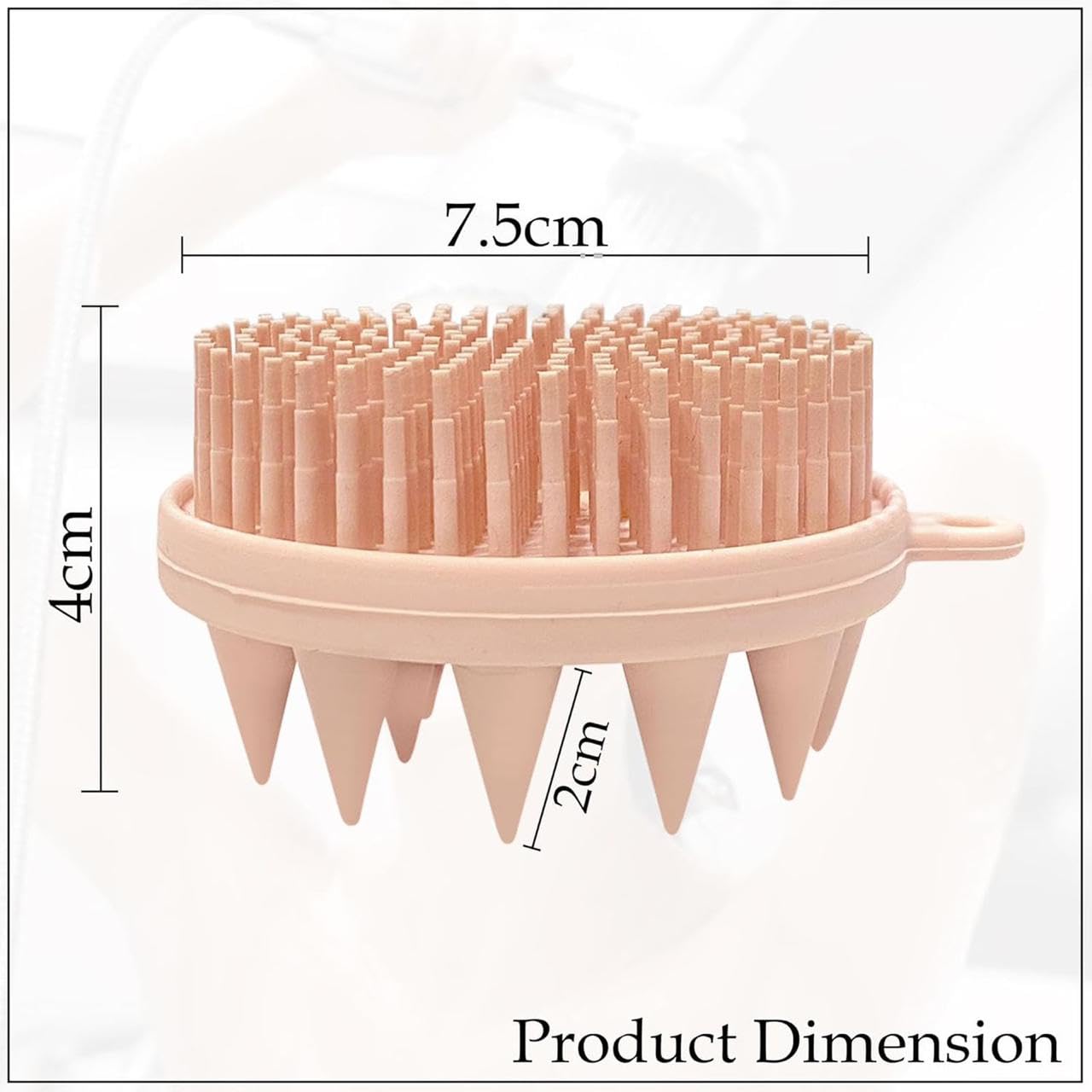 Silicone Bath Brush – Soft Exfoliating Body Scrubber