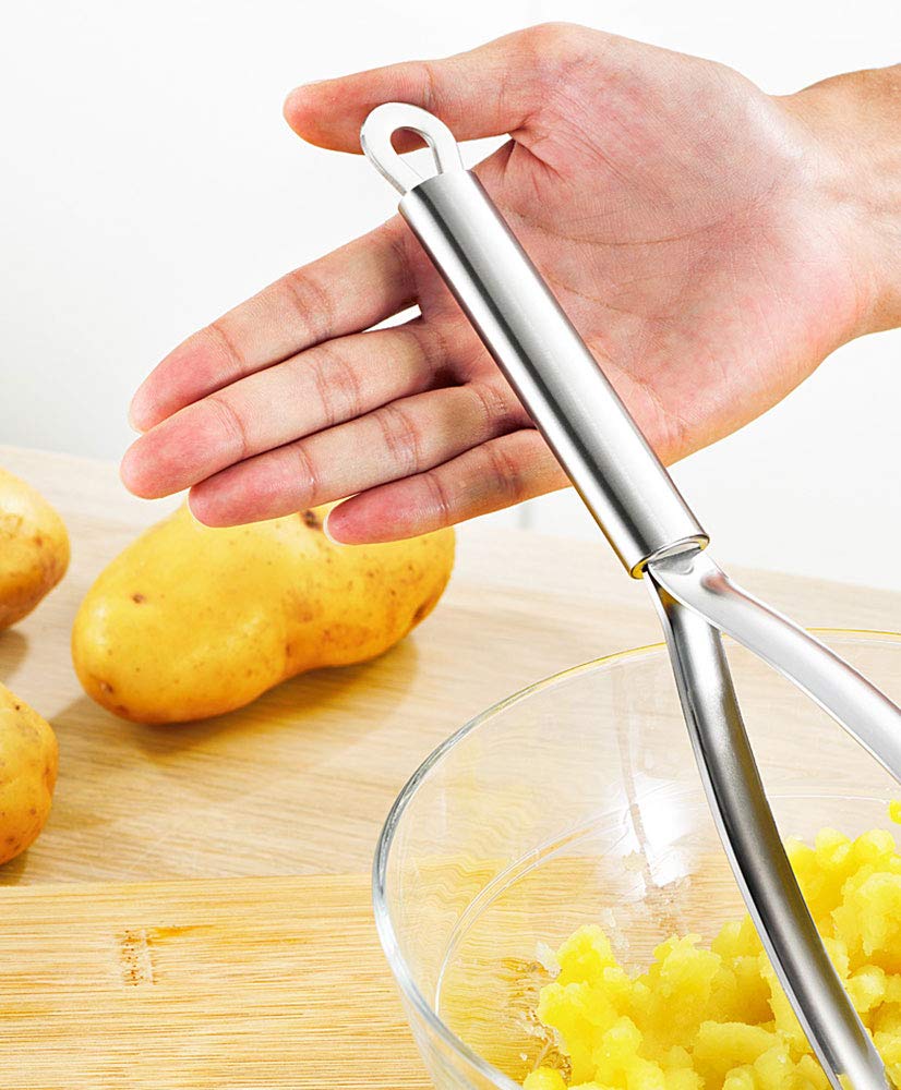 Stainless Steel Potato Masher – Heavy Duty Kitchen Tool