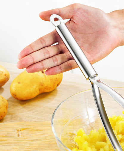 Stainless Steel Potato Masher – Heavy Duty Kitchen Tool