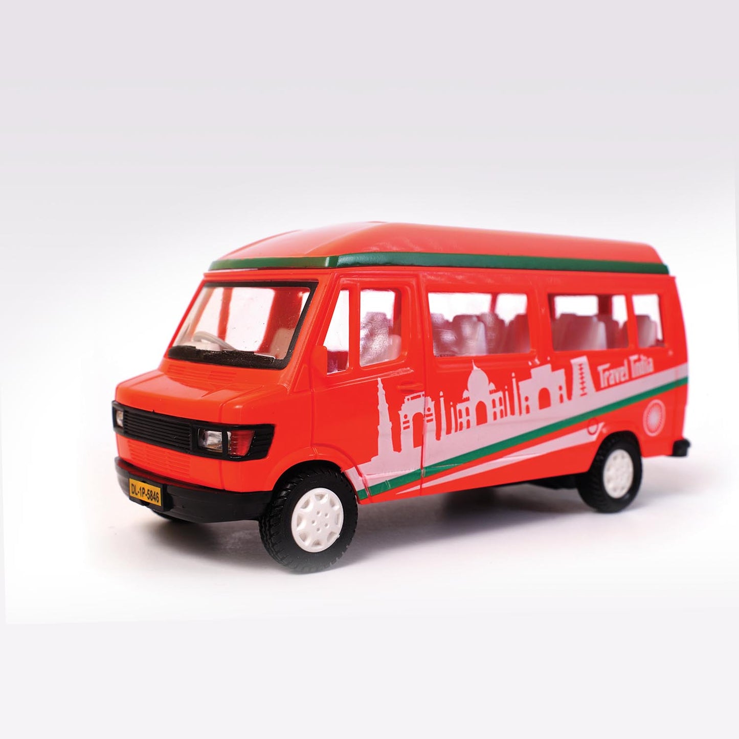 TMP Travel India (AIG-156) – Pull-Back Toy Van | Colour Will Be Provided as per Available Stock
