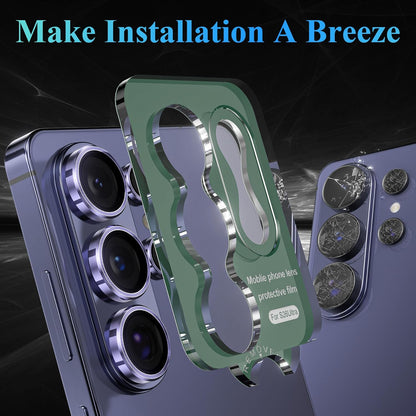 AIG Camera Lens Protector for Samsung Galaxy S26 Ultra – 9H Tempered Glass + Aluminium Alloy Lens Ring, Ultra HD Scratch Protection, Purple